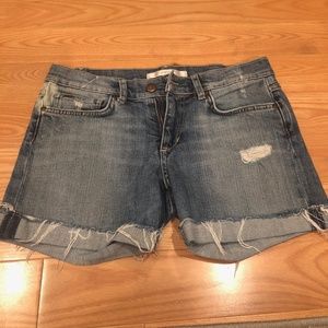Joe's Jeans Denim Cutoff Shorts - Distressed